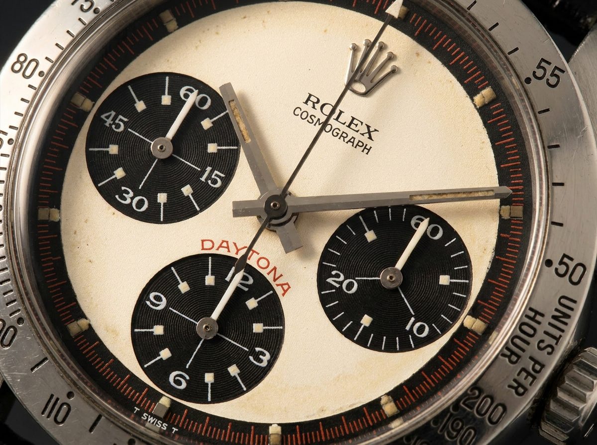 The Paul Newman Exotic three-register dial (1969-72)